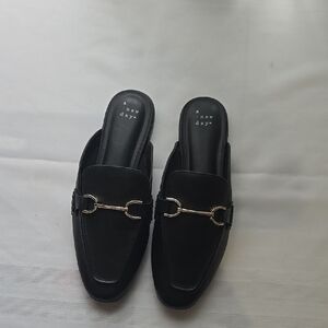 Black Slip-On Loafers